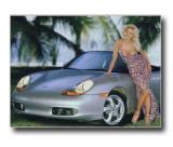 Playmate of the year 1997 Victoria Silvstedt Porsche Boxster